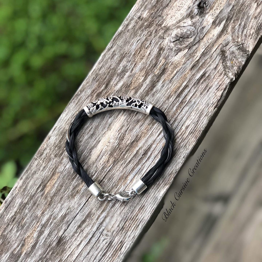 Tube Bead Horsehair Bracelet