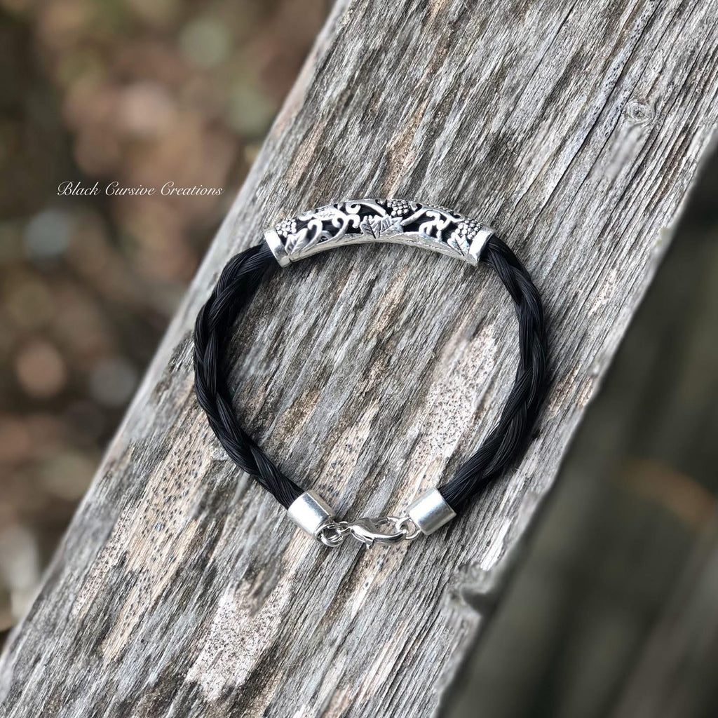 Tube Bead Horsehair Bracelet