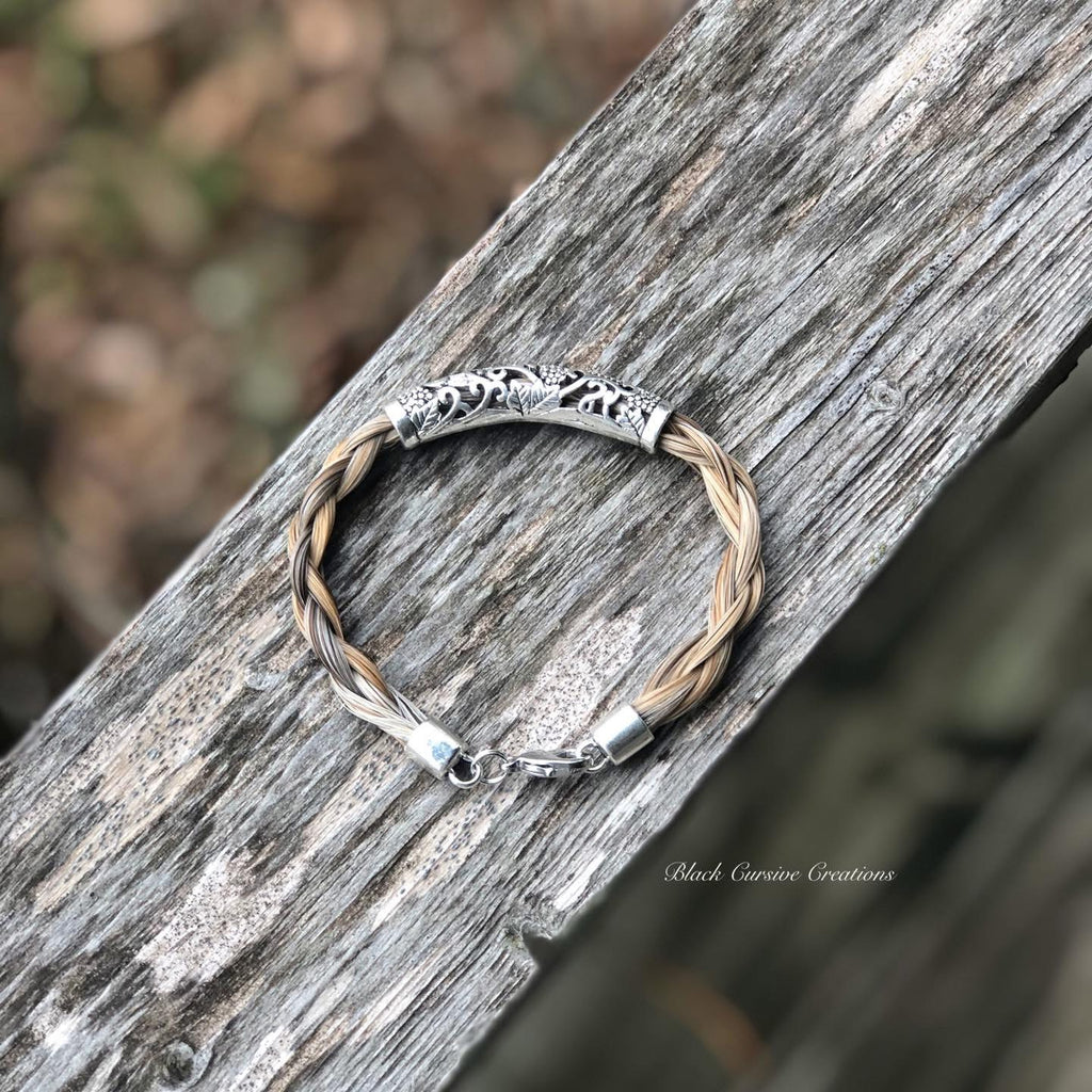 Tube Bead Horsehair Bracelet