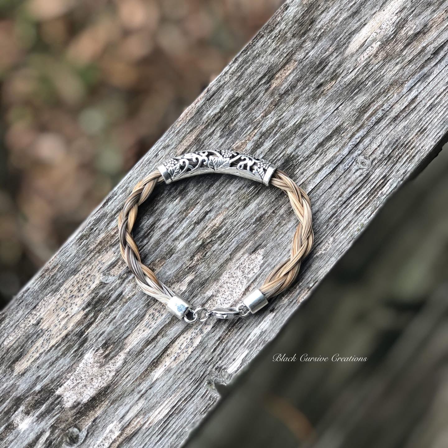Tube Bead Horsehair Bracelet