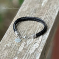 Fishtail Horsehair Bracelet with personalized name charm