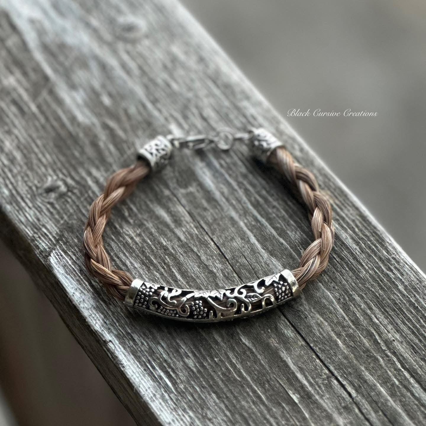 Tube Bead Horsehair Bracelet