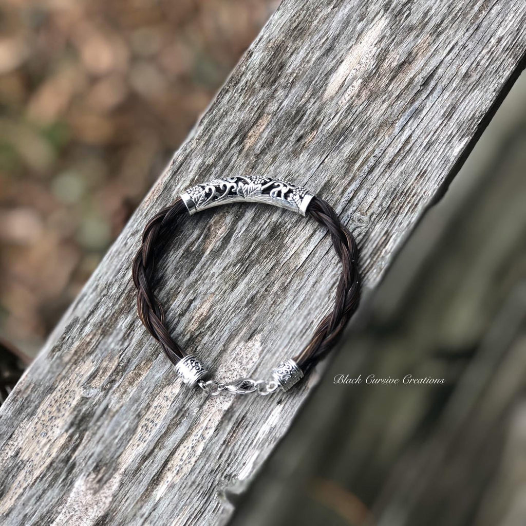 Tube Bead Horsehair Bracelet
