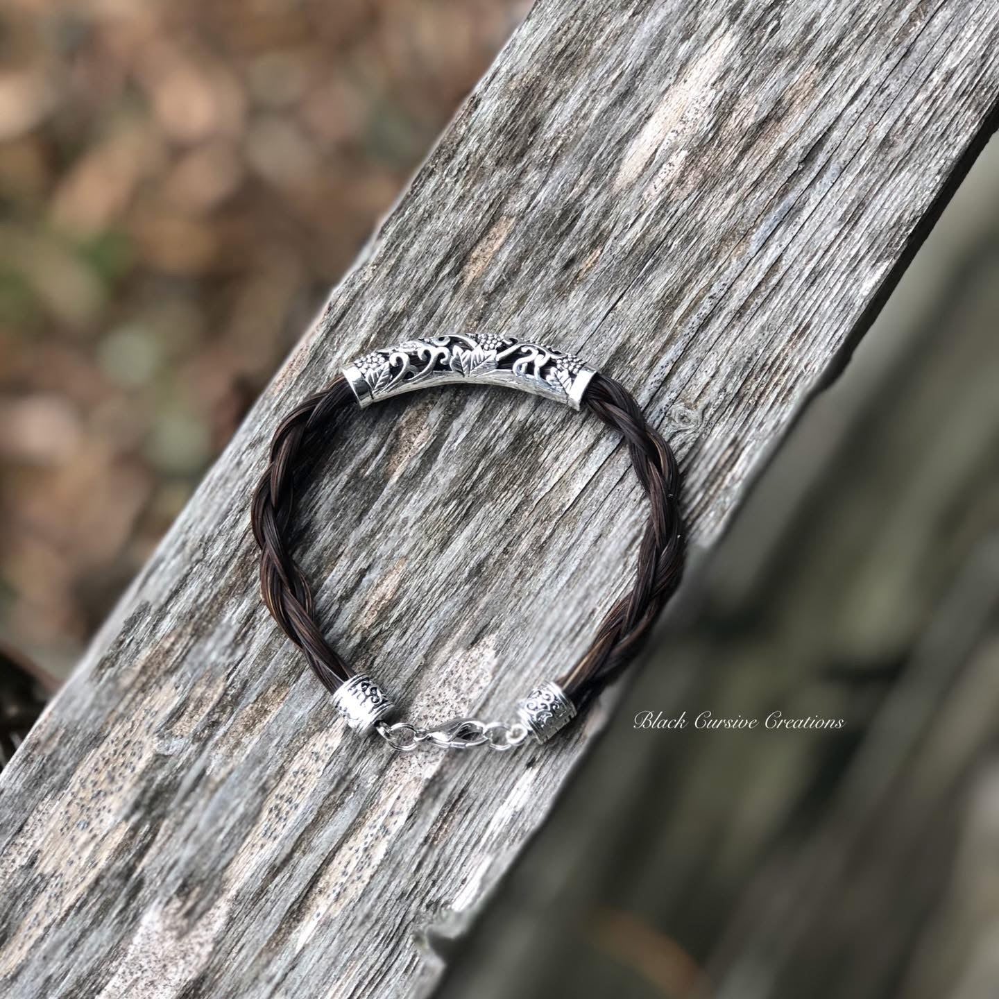 Tube Bead Horsehair Bracelet