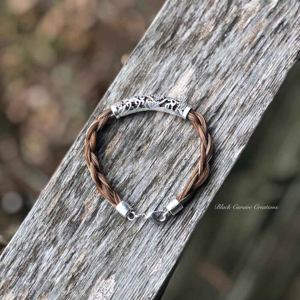 Tube Bead Horsehair Bracelet